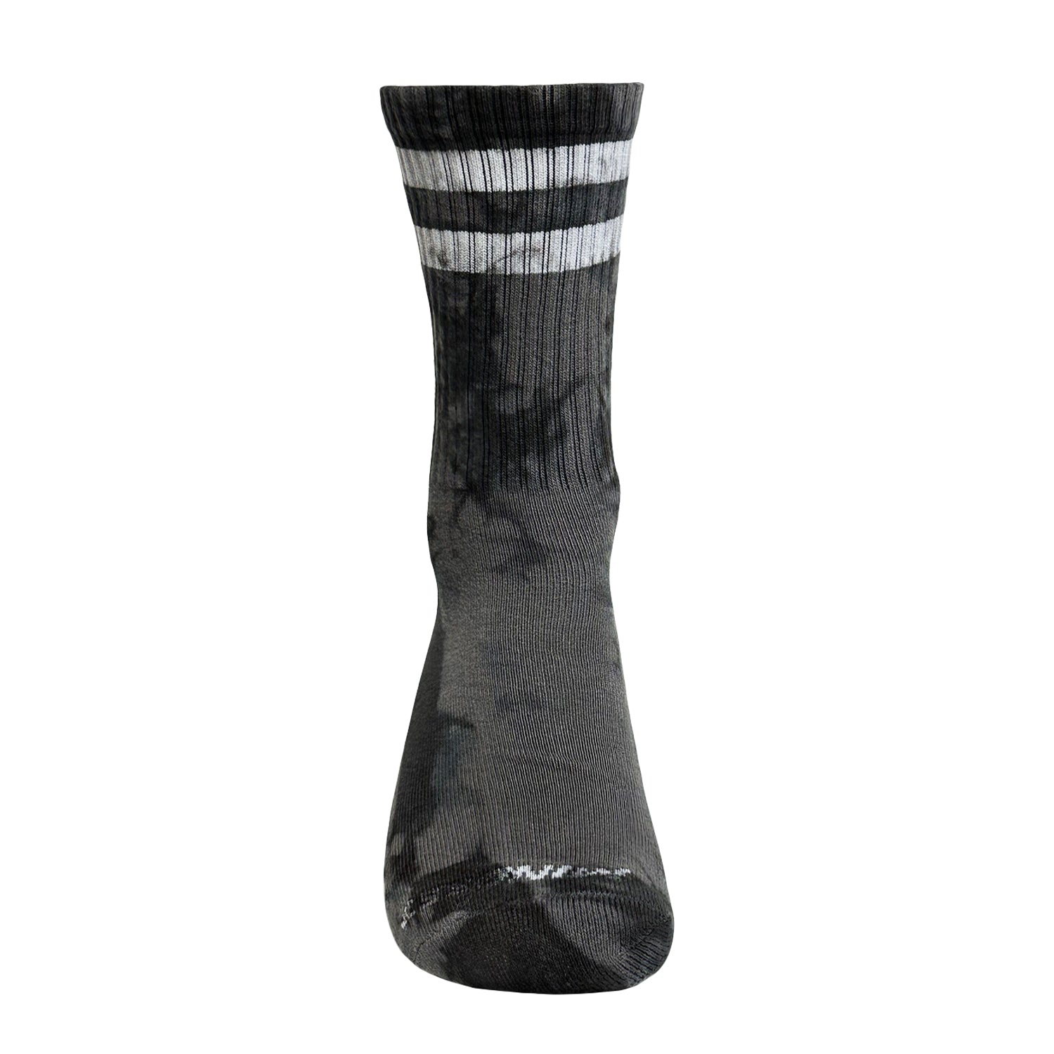 Black Tie Dye Pilates Grip High Socks