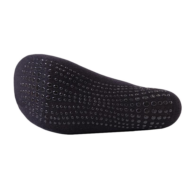 Black Pilates Grip High Socks