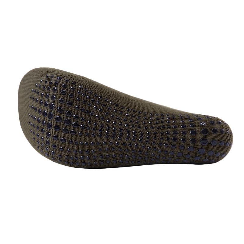 Dark Green Pilates Grip High Socks