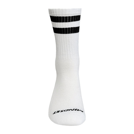 White Pilates Grip High Socks