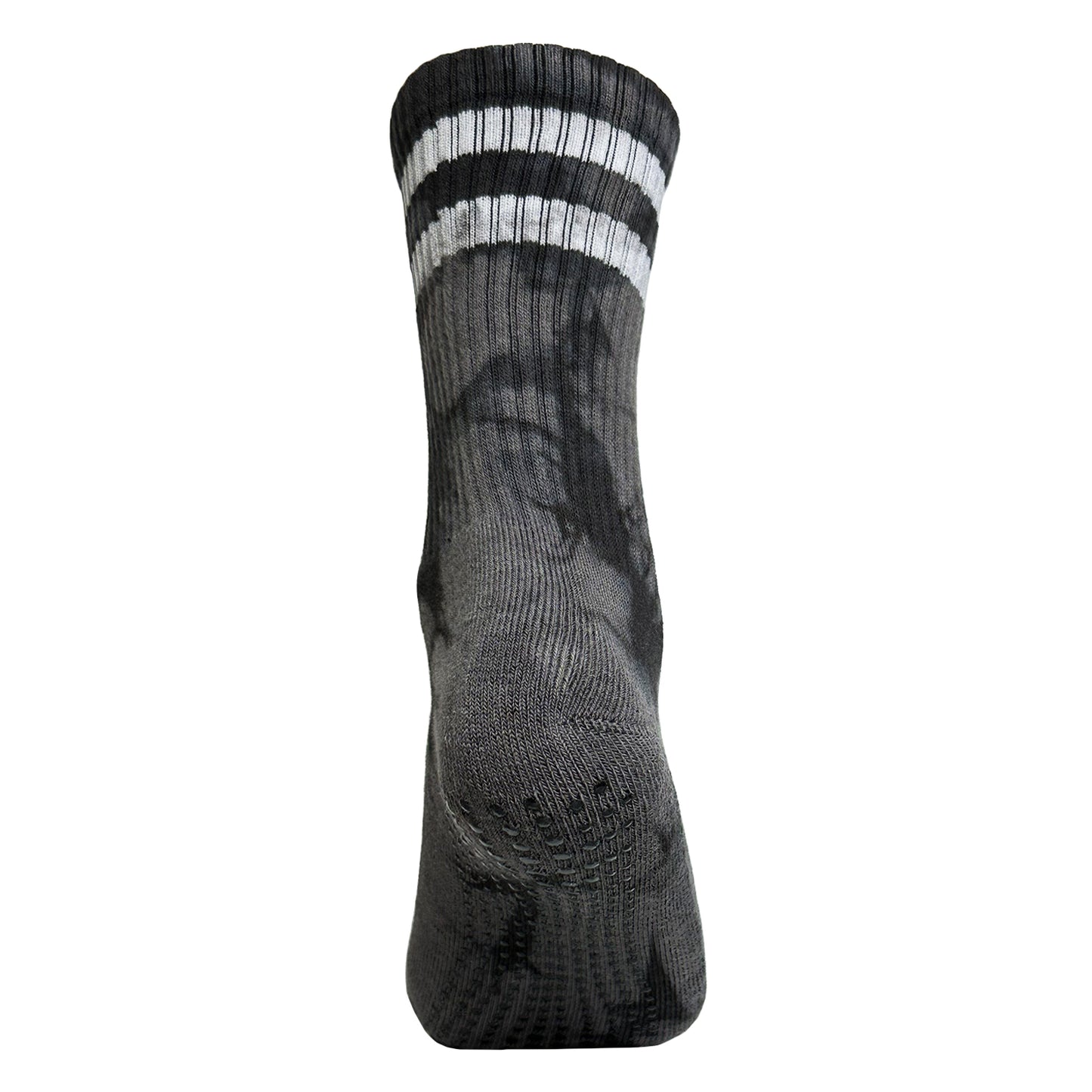 Black Tie Dye Pilates Grip High Socks