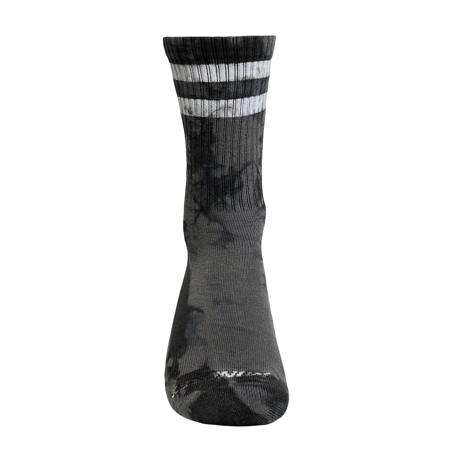 Black Tie Dye Pilates Grip High Socks