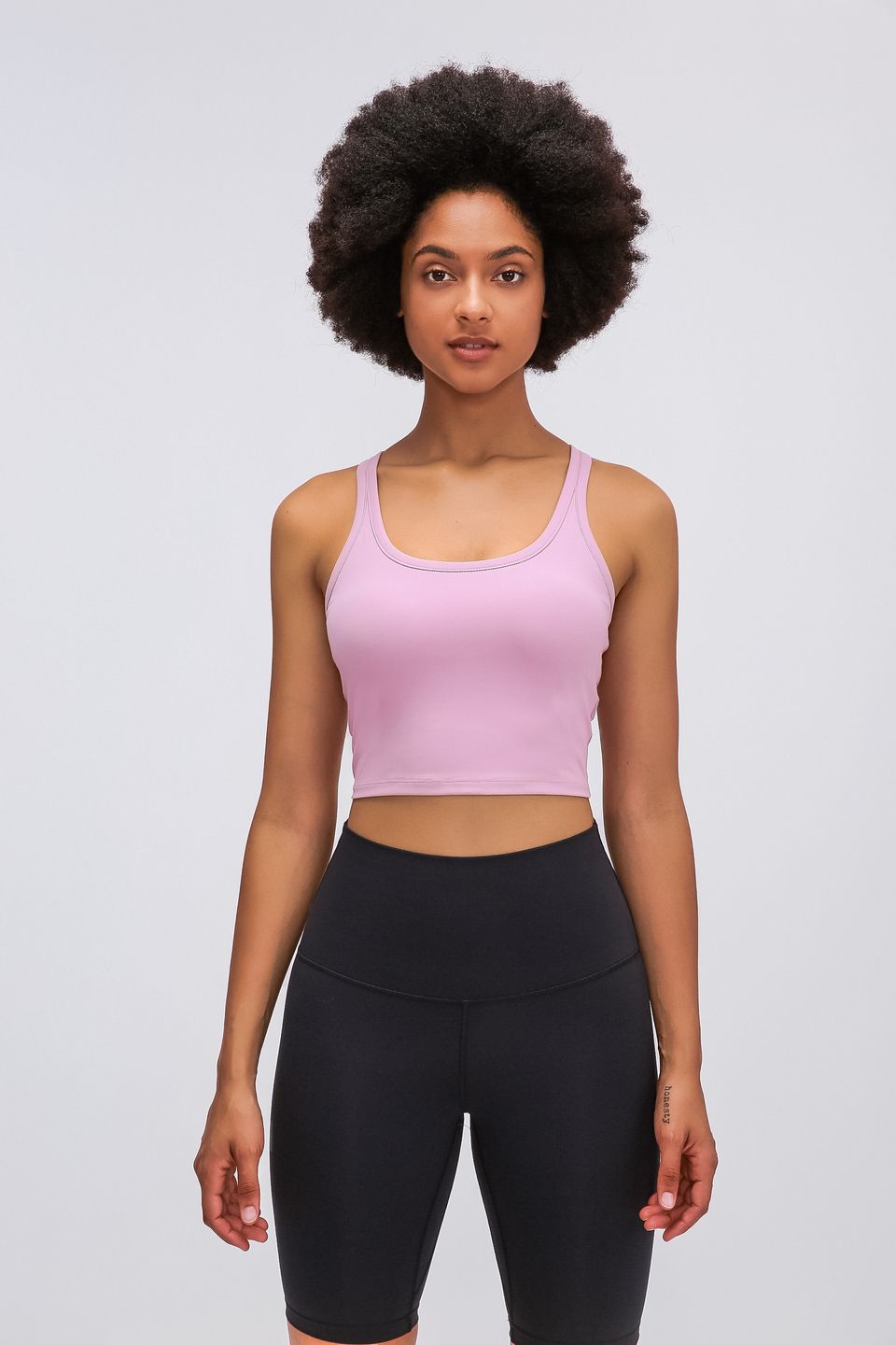 Racerback Cropped Tank Top