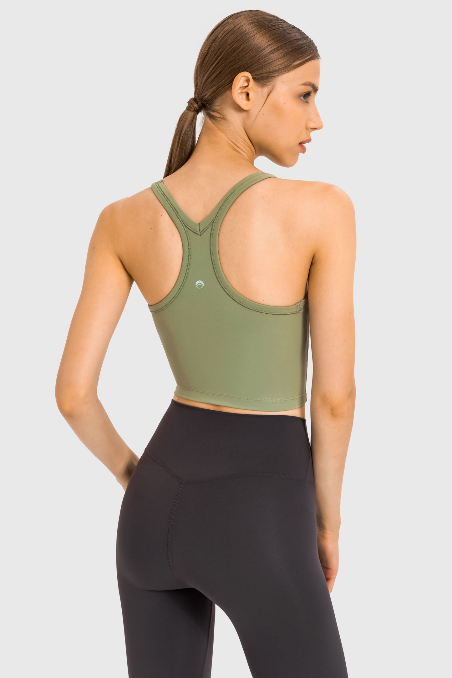 Racerback Cropped Tank Top