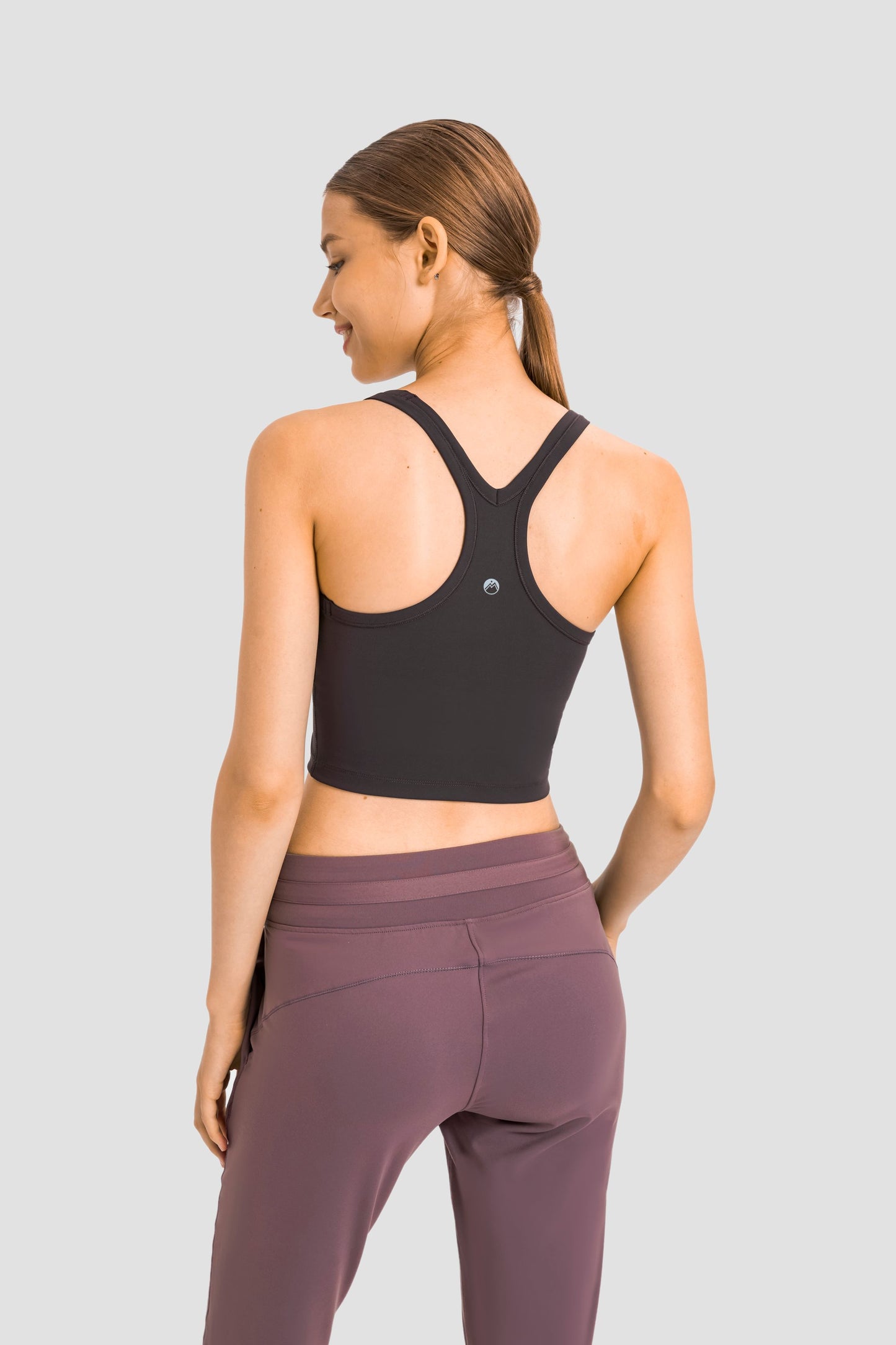 Racerback Cropped Tank Top