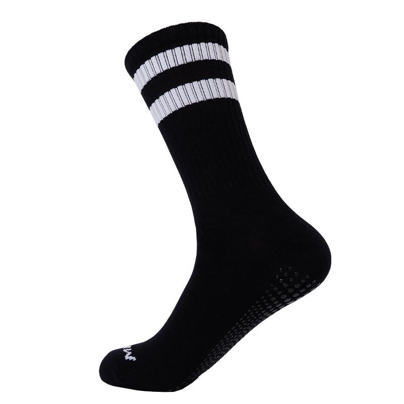 Black Pilates Grip High Socks